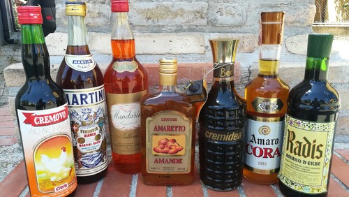 Bottiglie liquore vintage - vintage, anni
