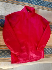 GIACCA IMPERMEABILE SPORT DONNA ROSA TIPO KWAY TG S