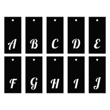 Set Stencils Pezzi 70 Cm.13x6