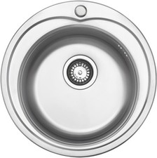Lavello cucina 1 vasca rotondo , 49 cm JASSFERRY