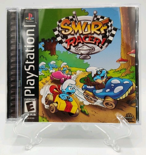 Smurf racer cib - -, *cib