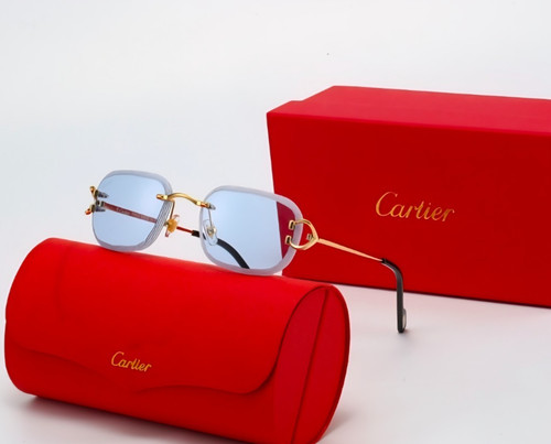 Cartier big oval - c, blue