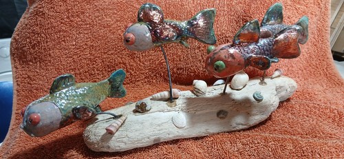 Pesce nuoto ceramica - da,