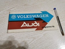 VW AUDI DEPLIANT PROGRAMMA