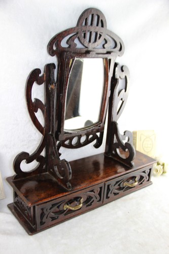 Specchio comò art nouveau - comò,