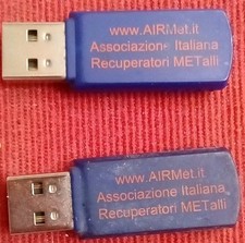 PEN DRIVE 3,7 GB - RARA CHIAVETTA USB PUBBLICITARIA VINTAGE DA COLLEZIONE
