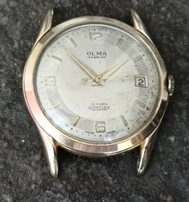 Olma Incabloc 17 Rubis Nivaflex mainspring - Eta 1093  - No Omega