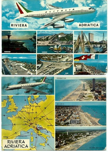 Cartoline vedutine riviera - cartoline,