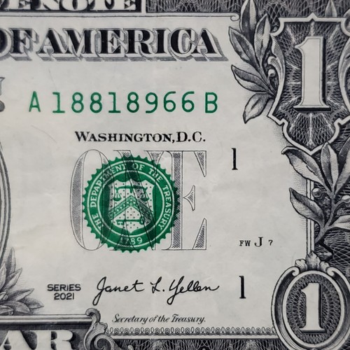 Banconota dollaro 2021 - banconota, 1