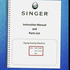 SINGER 20U- 109 109C 112 112C