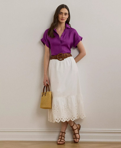 Gonna midi donna lauren ralph - midi,