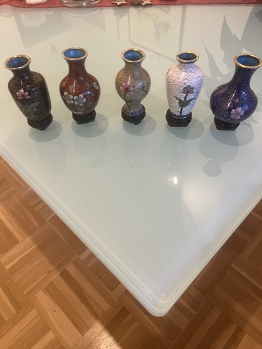 Antico vaso smaltato - , cloisonne