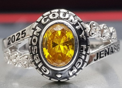 Anello personalizzato argento