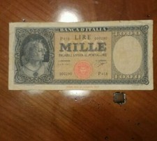 MILLE LIRE " Banca dell'ITALIA" decr. Min.14 agosto 1947 stimata da Esperti