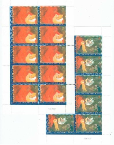 Vaticano 2002 minifogli - -,