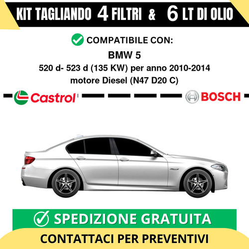 Tagliando filtri bosch 6 - 4, e