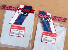 Adesivi NOS originali Honda ECONO-POWER (coppia) per Cub C70
