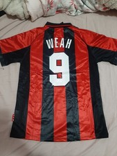 Maglia Milan 1998-1999 Weah TG