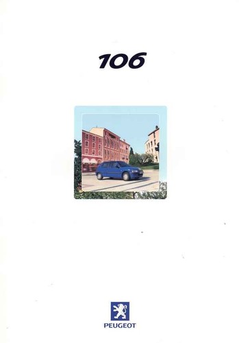 Catalogue brochure peugeot 106 - catalogue,
