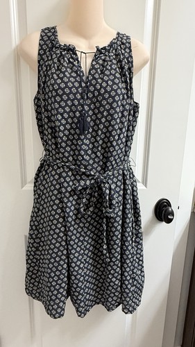 Abito madewell 100 seta blu - abito, 100%