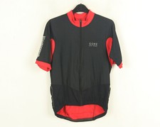 GORE BIKE WEAR Spolverino Uomo M Ciclismo Cerniera Intera Maglia Foderato Rosso