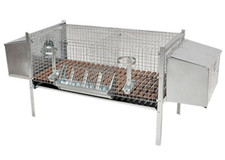 GABBIA CONIGLI DUE FATTRICI cm