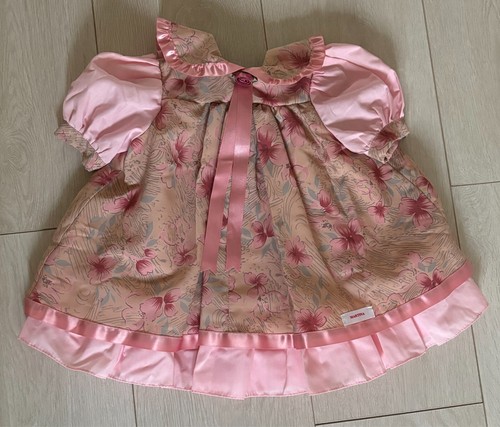 Abito floreale rosa - , firmato