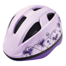 CASCO CASCHETTO PER BICI BICICLETTA MTB BAMBINO BIMBA TAGLIA XS 48-52CM VIOLA