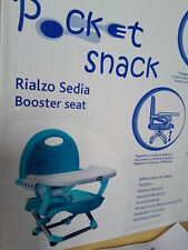 Rialzo Sedia Bambini, Alzasedia regolabile in altezza, pieghevole con vassoio