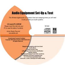 Audio Equipment Set-Up & Test
