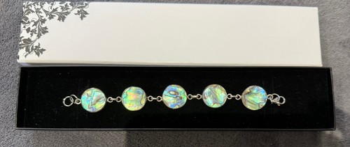 Bracciale vintage punzonato - bracciale,