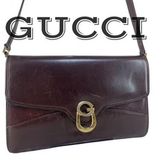 GUCCI Old Leather Shoulder Bag