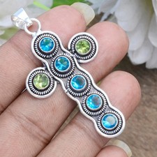 London Blue Topaz Peridot Cut