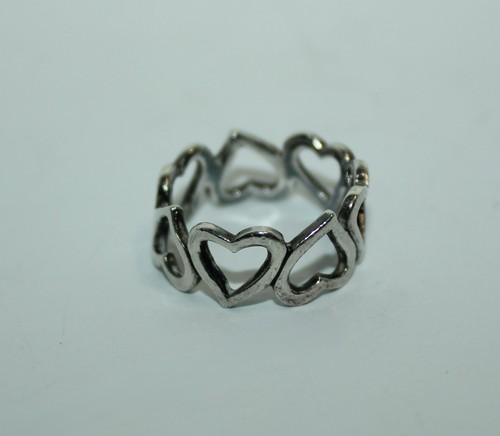Anello fascia con cuori in - fascia,