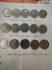 Lotto monete 100 lire - 15,