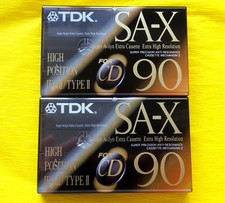 2 nastri cassette TDK SA-X 90