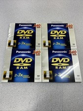 4 Panasonic DVD-RAM 240 min