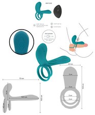 Anello fallico vibrante con