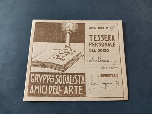 Tessera partito socialista - partito,