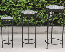 Portafiori Ferro Battuto Nero