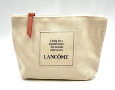 beauty case pochette trucco da viaggio borsa per trucco donna lancome beige