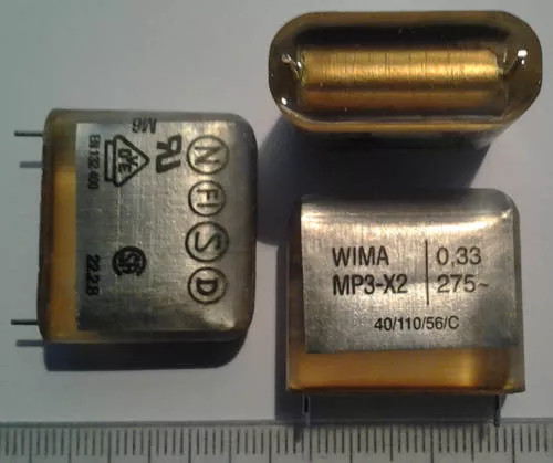 50x condensatore wima 330nf - condensatore,