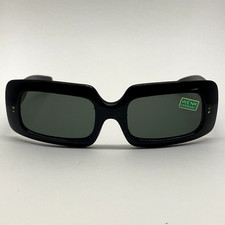 OCCHIALI DA SOLE VINTAGE ANNI 60-70 WENK GERMANY SQUARE LENTI VETRO SUNGLASSES