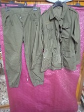 Completo mimetica  verdona giacca + pantalone Esercito Italiano vintage tg 52