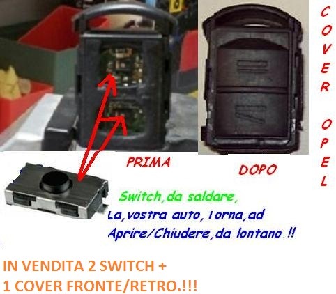 Cover chiave guscio opel - opel, corsa