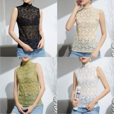 Blusa Senza Maniche In Pizzo