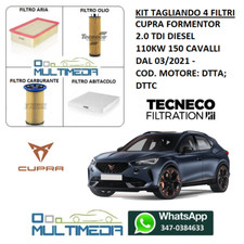 TAGLIANDO 4 FILTRI TECNECO