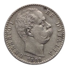 DN - Regno d'Italia - 2 lire 1898 - R - Umberto I - 13693