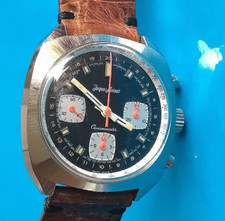 Watch vintage chronograph Jaques Monnat con Valjoux 7736.
