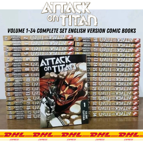 Attack titan manga - titan, volume